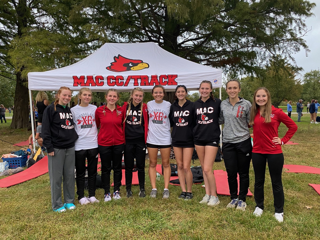 Lady Cardinals Win Final Regular Season Meet at Greenville